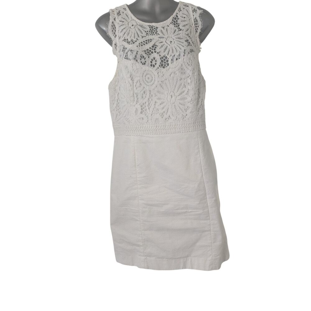 Lilly Pulitzer Sz 14 SHARICE Stretchy Resort White Dress